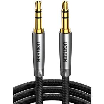 UGREEN 3,5 mm Cable Male to Male Alu Case Braid 1 m (Silver gray) (50355)