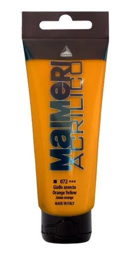 MAIMERI ACRILICO - Akrylové farby 072 - orange yellow, 0,075 L