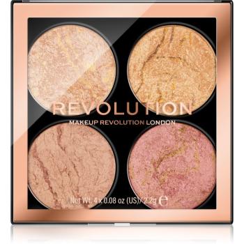 Makeup Revolution Cheek Kit paletka na tvár odtieň Fresh Perspective 4 x 2.2 g