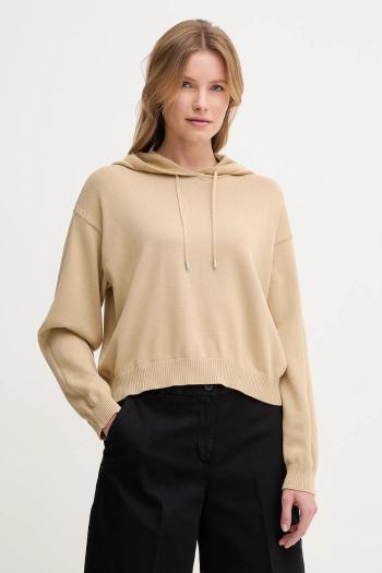 Bavlnený sveter United Colors of Benetton béžová farba, ľahké, 1294D203T