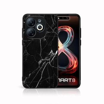 MY ART Ochranný kryt pre Infinix Smart 8 BLACK MARBLE (142)