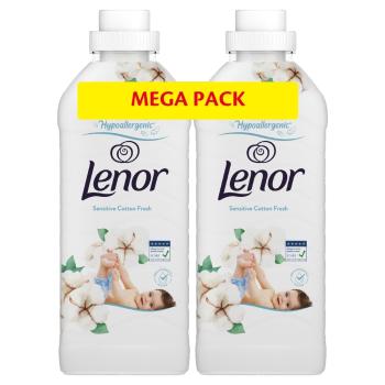 LENOR Sensitive Cotton Aviváž 74 praní 2 x 925 ml