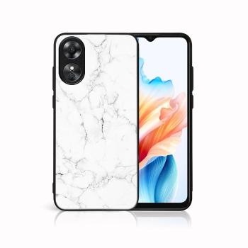 MY ART Ochranný kryt pre Oppo A38 WHITE MARBLE (144)