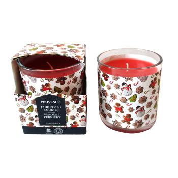 Provence SVIEČKA V SKLE PERNÍK 7X8CM 135G 20H HORIACA