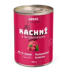 Louie Dog Kačacie s brusnicami 400 g