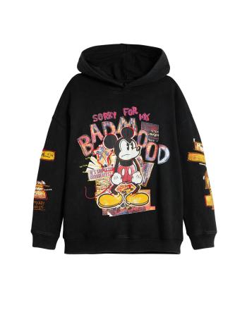 Desigual Tréning póló 'Mickey Mouse'  sárga / rikító piros / fekete / fehér