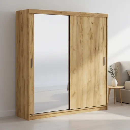 Elvisia Šatníková skriňa LEXY 200 | 1x zrkadlo