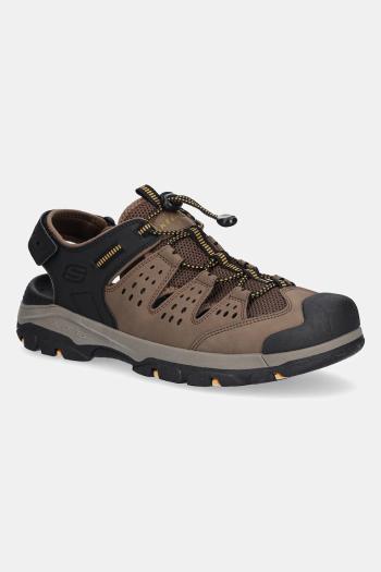 Sandále Skechers TRESMEN pánske, hnedá farba, 205113