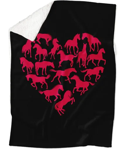 Deka Horse heart (Podšitie baránkom: ÁNO)