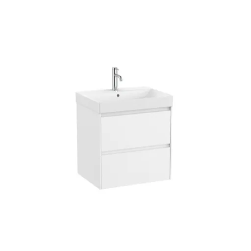 Roca Ona kúpeľňová skrinka s umývadlom 60x64,5x46 cm biela mat ONA602ZBM