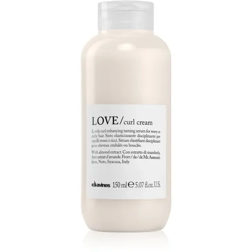 Davines Love Curl Cream stylingový krém pre definíciu vĺn pre nepoddajné a krepovité vlasy 150 ml