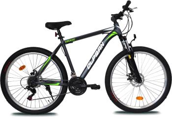 Mountain bike OLPRAN 27.5 Drake SUS full disc fekete/zöld