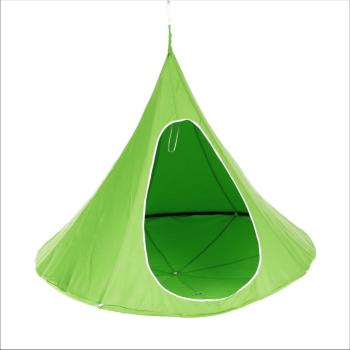 Závesné kreslo KLORIN NEW TYP 2 BIG SIZE CACOON HAMMOCK Tempo Kondela Zelená