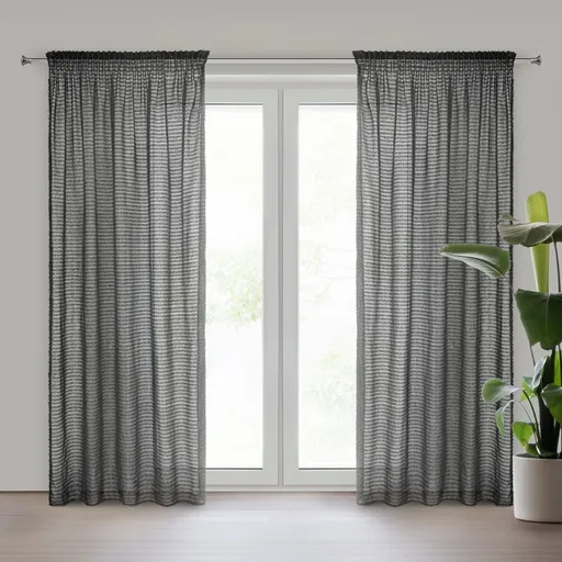 ArtFir Záves REINA P | čierna 135 x 270 cm