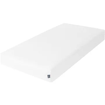 Ceba prestieradlo džersej napínacie s gumou 120 × 60 cm biele (5907672326979)