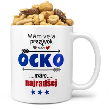 Hrnček Mám veľa přezývok – Ocko (Náplň hrnčeka: Zmes slaných orieškov)