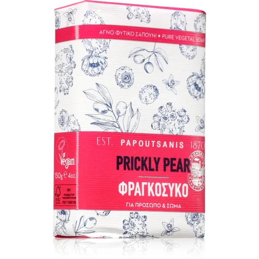 PAPOUTSANIS Prickly Pear tuhé mydlo 150 g