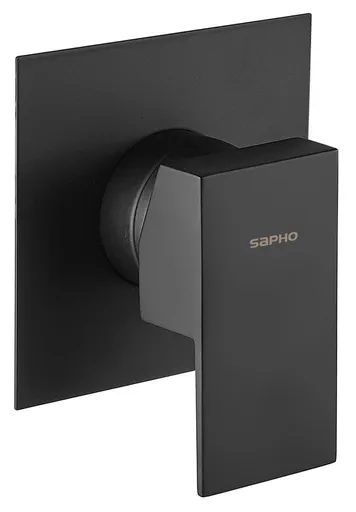 SAPHO - SPECTRE podomietková sprchová batéria, 1 výstup, čierná matná 1102-76B