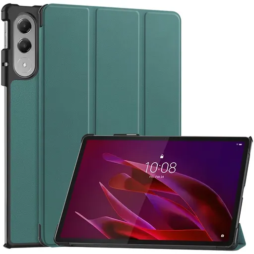 LEATHER Zaklápací kryt pre Lenovo Yoga Tab 11.1 zelený