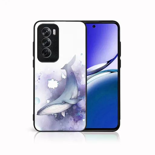 MY ART Ochranný kryt pre Oppo Reno12 5G WHALE (242)