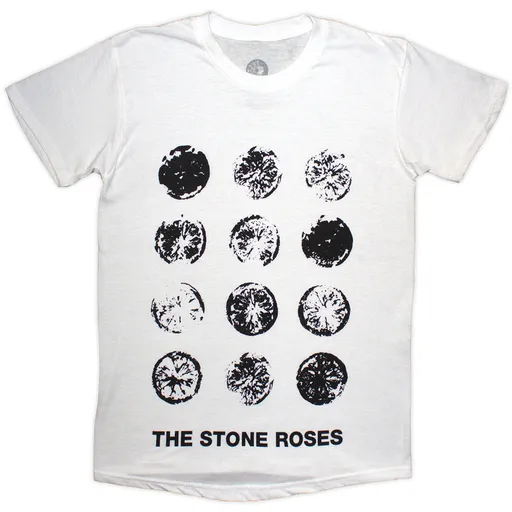 The Stone Roses tričko Lemons Grid Biela S