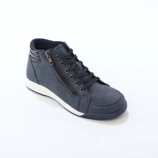 Vysoké tenisky so zipsom a šnúrkami