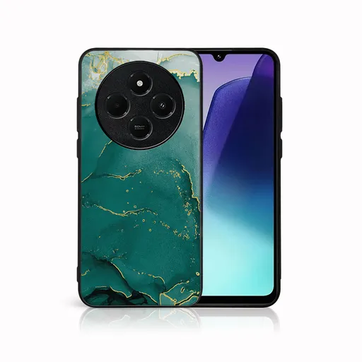 MY ART Ochranný kryt pre Xiaomi Redmi 14C / Poco C75 GREEN MARBLE (145)