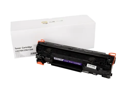 Kompatibilná tonerová náplň CE278X, 78A, 3500B002, CRG728, 3000 listov pre tlačiarne HP (Orink white box), čierna
