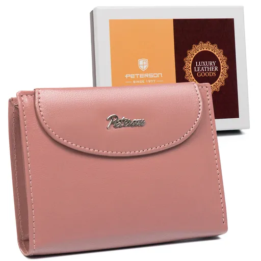 Dámska kožená peňaženka so zapínaním - Peterson