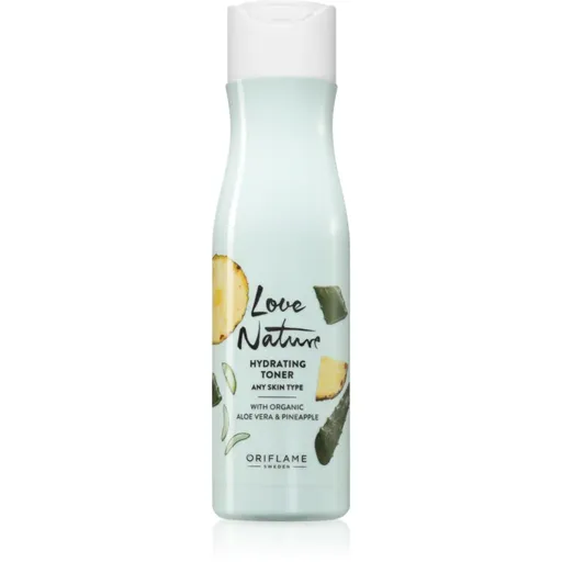 Oriflame Love Nature Organic Aloe Vera & Pineapple hydratačná pleťová voda 150 ml