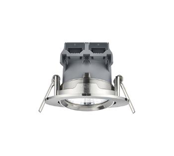 LED zapustené svietidlo Trio Pamir nikel 650510107
