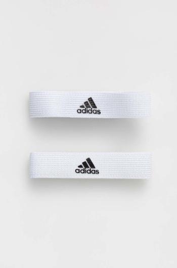 Páska na štulpne adidas Performance biela farba, 604432