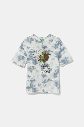 Detské bavlnené tričko United Colors of Benetton viac farieb, vzorované, 3ORKC10P3