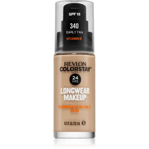 Revlon Cosmetics ColorStay™ SPF 15 dlhotrvajúci zmatňujúci make-up pre mastnú a zmiešanú pleť odtieň 340 Early Tan 30 ml