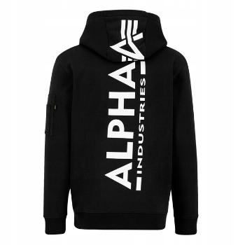 Pánska mikina Alpha Industries Back Print Hoody Black - M