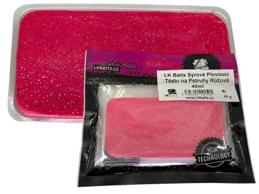 Lk baits syrové plávajúce cesto na pstruhy ružová 40 ml