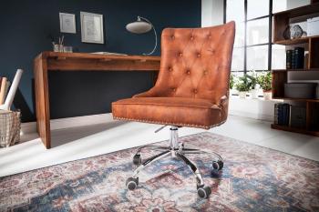 Chesterfield kancelárske kreslo KELEOS Dekorhome