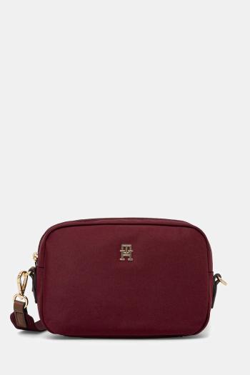 Kabelka Tommy Hilfiger bordová farba, AW0AW17704