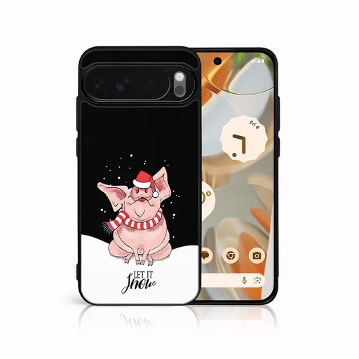 MY ART Kryt s vianočným dizajnom Google Pixel 10 Pro XL LET IT SNOW (075)