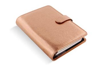 Filofax Saffiano A6 týždenný 2024 Rose Gold