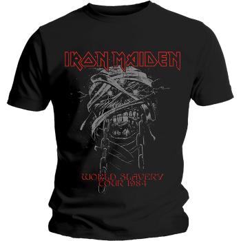 Iron Maiden tričko World Slavery 1984 Tour  one_size