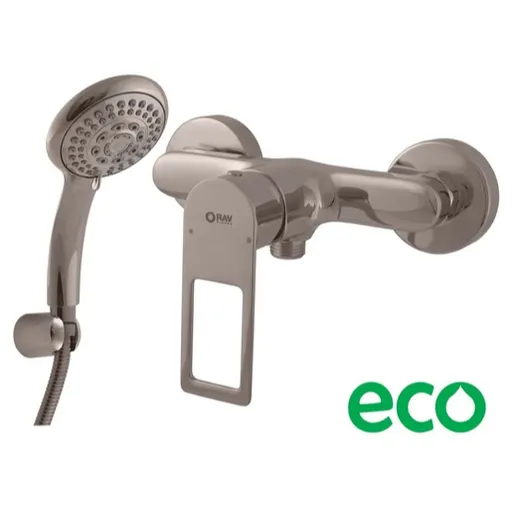 Sprchová batéria RAV SLEZÁK Nil so sprchovacím setom 150 mm metal grey NL281.5/1MGL