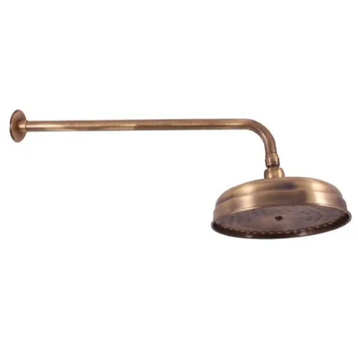 Hlavová sprcha RAV SLEZÁK vrátane sprchového ramená stará mosadz SK3020SM