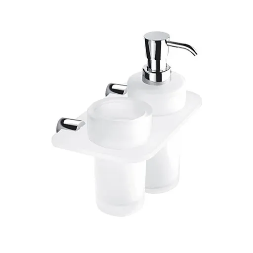 Nimco Bormo dávkovač mydla vrátane poháre chróm BRX35831W26