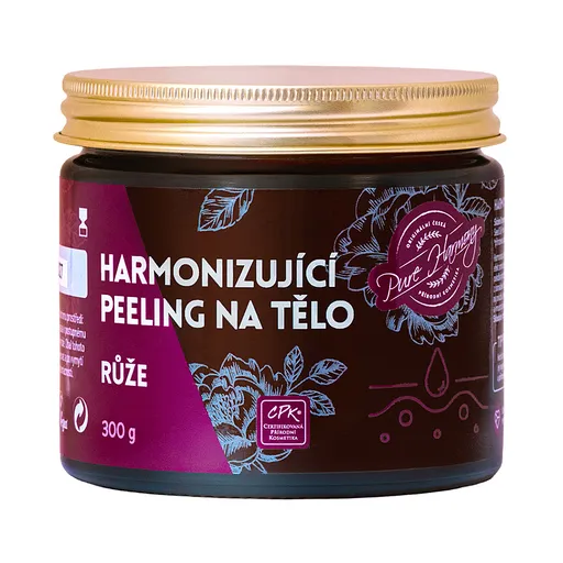 PURE HARMONY Harmonizujúci peeling na telo ruže 300 g