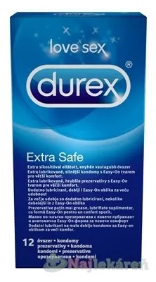 DUREX Extra Safe kondóm, 12ks