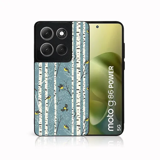 MY ART Kryt s vianočným dizajnom Motorola Moto G86 Power 5G BIRCH (072)