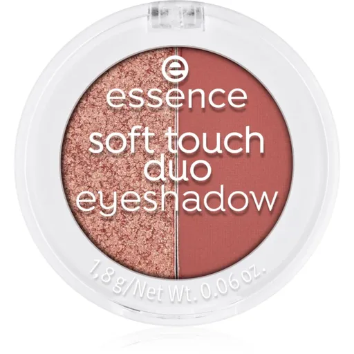 essence Soft Touch Duo duo očné tiene odtieň 01 Bronze Beauty 1 g