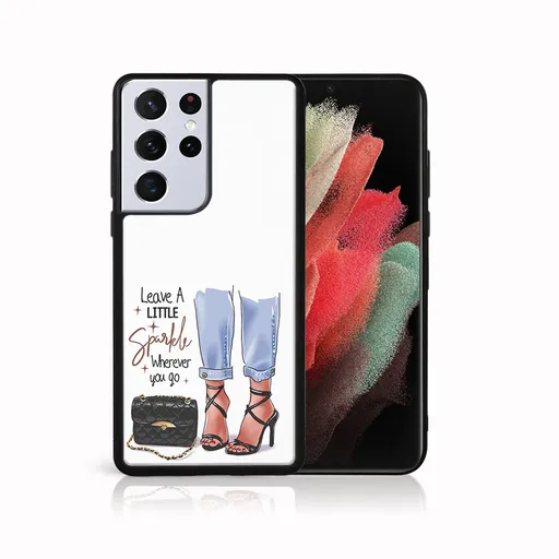 MY ART Silikónový kryt Samsung Galaxy S21 Ultra 5G SHOES (061)