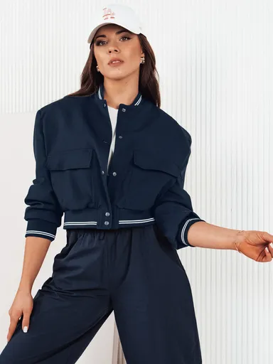 CHOMP dámska bomber bunda, tmavomodrá Dstreet TY4296
